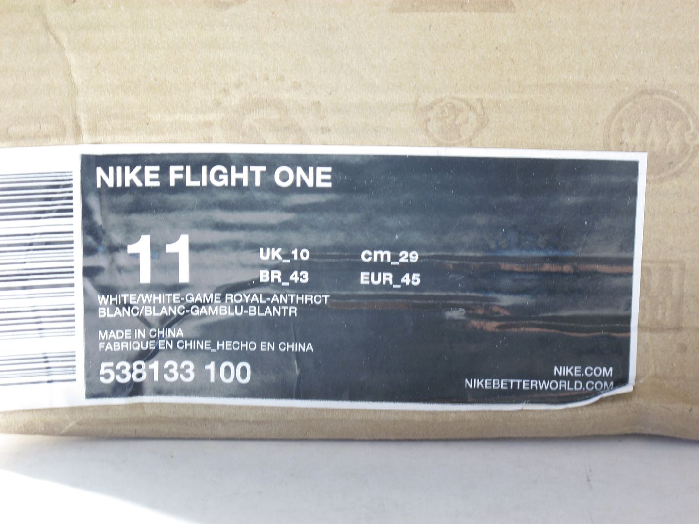 DS NIKE 2012 AIR FLIGHT ONE PENNY GAME ROYAL 11 VINTAGE ZOOM